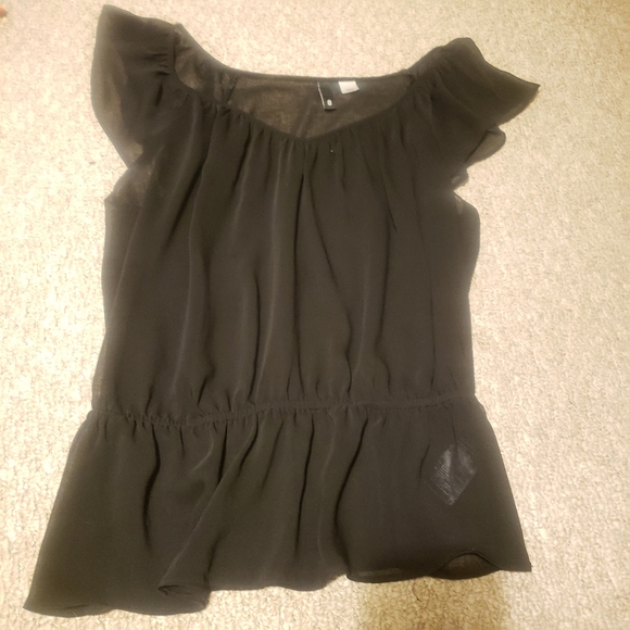 H&M Tops - $45 H&M | Medium | Black Women'a Sheer Tank Blouse
